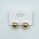 HB&Co Wide Half Hoop Gold Earring