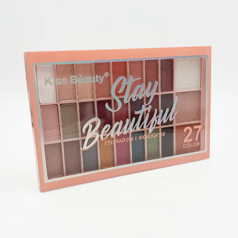Kiss Beauty Eyeshadow Palette 27 Colour Pack 36g