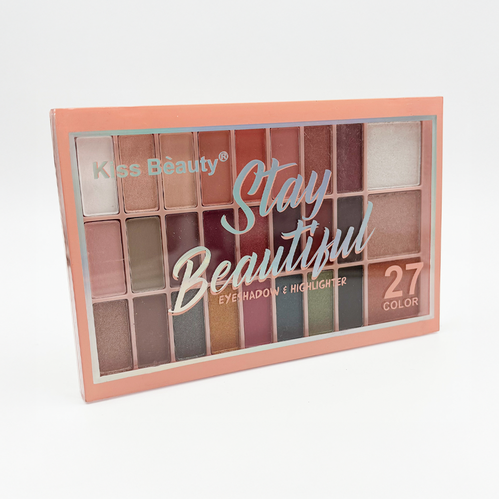 Kiss Beauty Stay Beautiful 27 Eyeshadow & Highlighter Palette