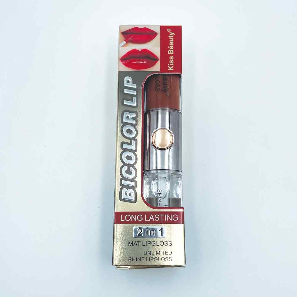 Kiss Beauty Lipgloss Bicolour 2 in 1