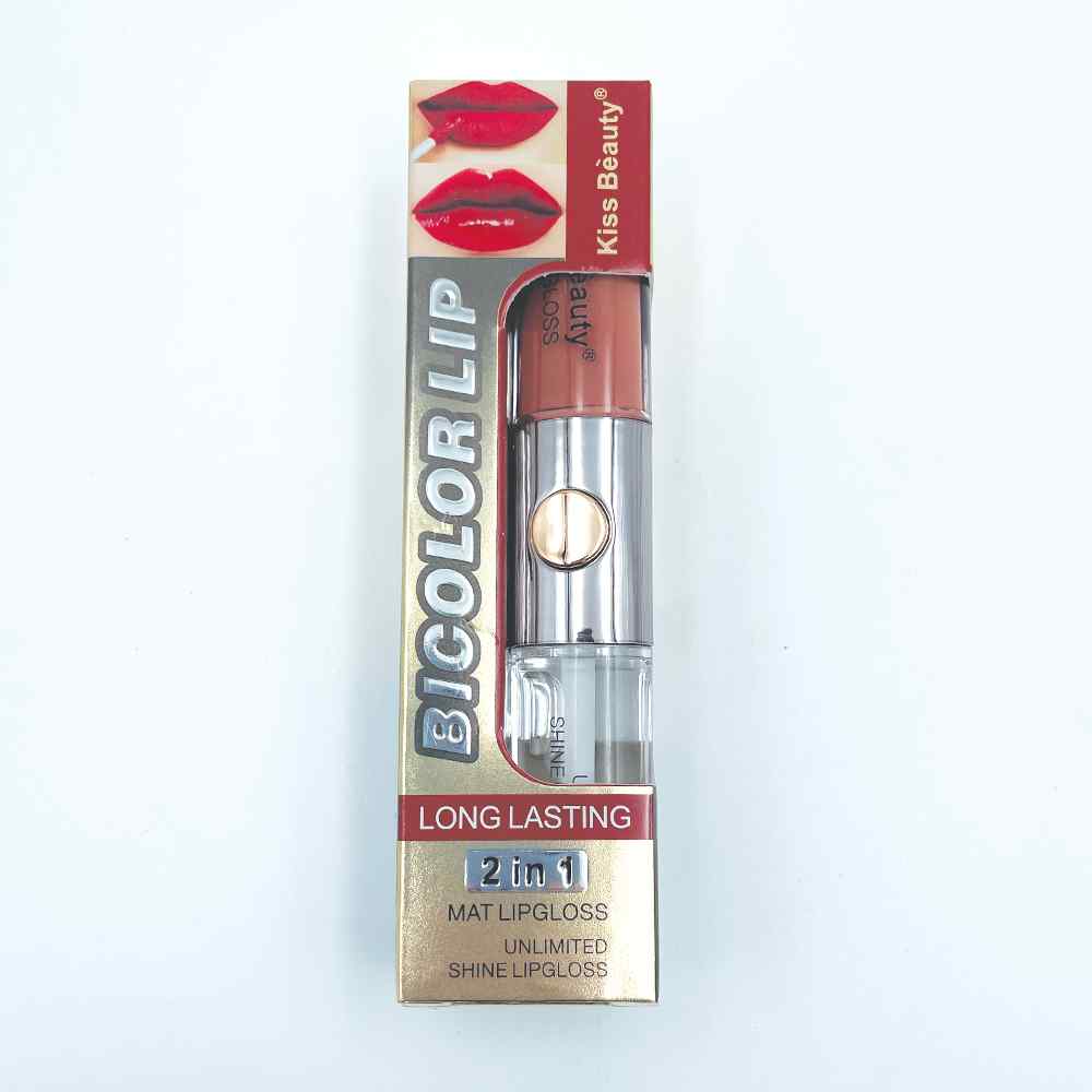 Kiss Beauty Lipgloss Bicolour 2 in 1
