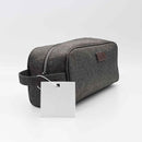 SQN Men's Toiletry Bag Dark Brown