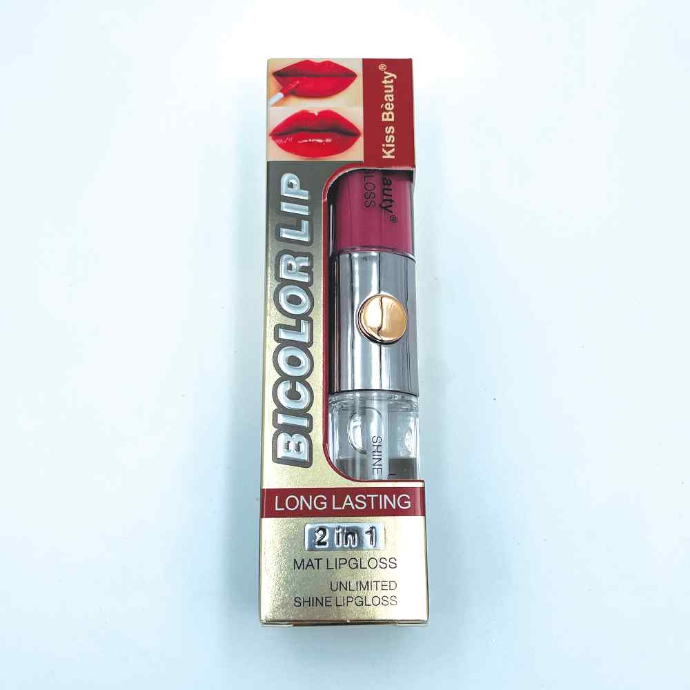 Kiss Beauty Lipgloss Bicolour 2 in 1