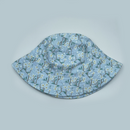 Floral Bucket Hat Baby Blue Large