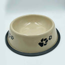 HB&Co Pet Bowl Metal 15cm Assorted Colours