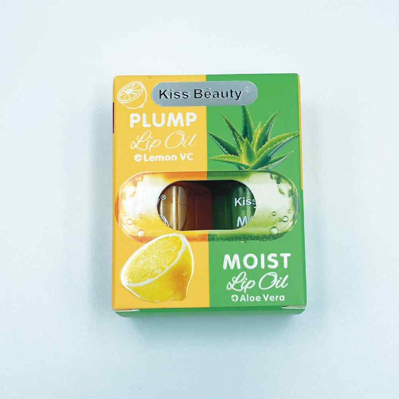 Kiss Beauty Lemon and Aloe Vera Plump Lip Oil