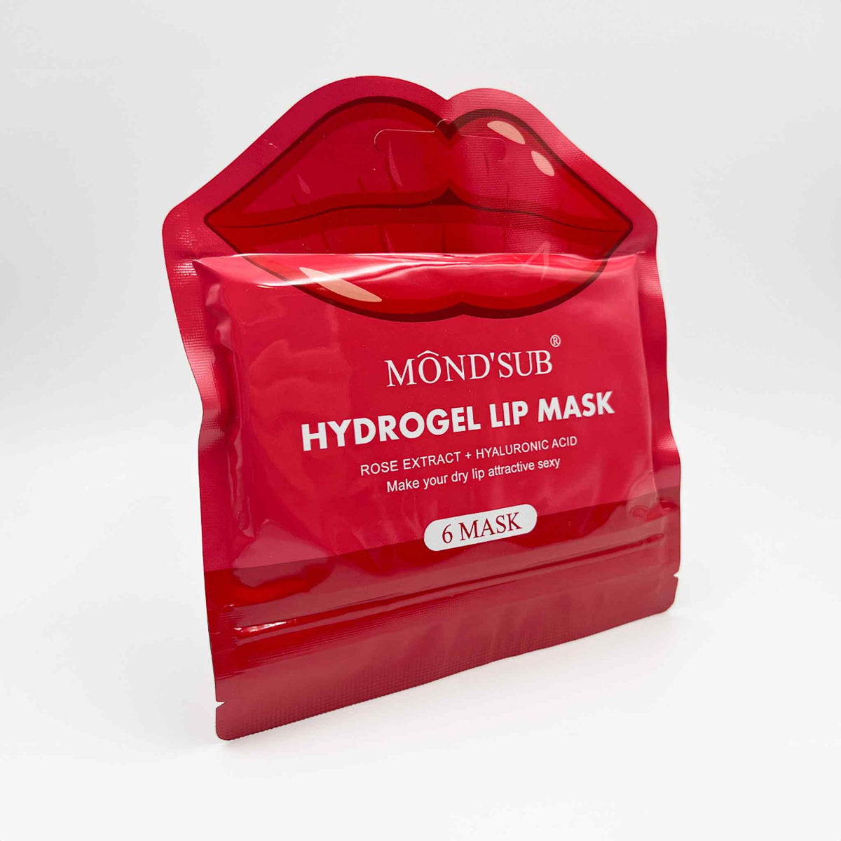 MOND'SUB Rose Hydrogel Lip Mask 6pk