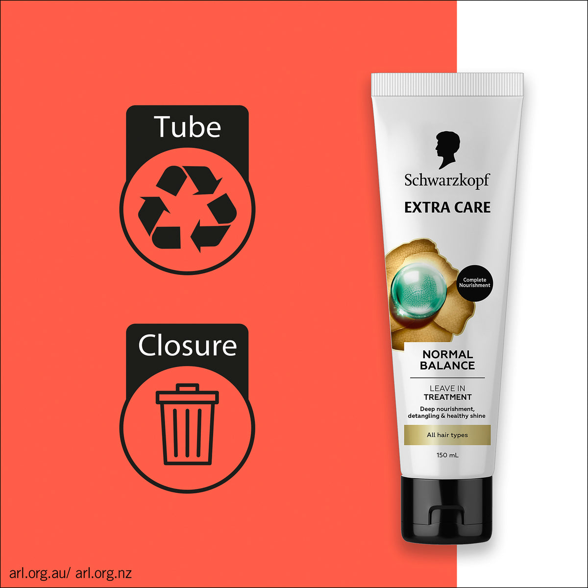 Schwarzkopf Extra Care Normal Balance Nourishing Leave in Treatment 150mL
