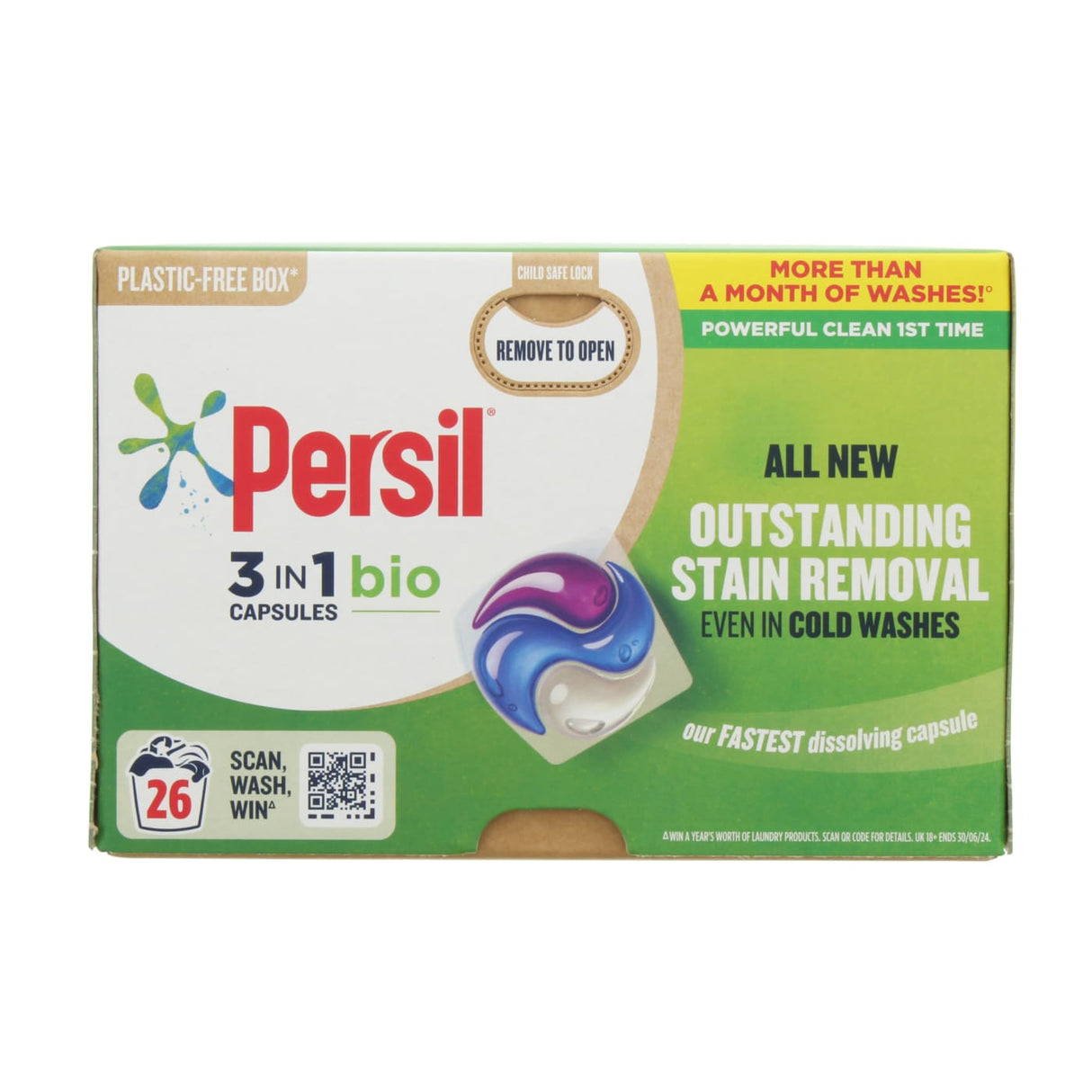 PERSIL 3 in 1 Bio Washing Capsules 26pk