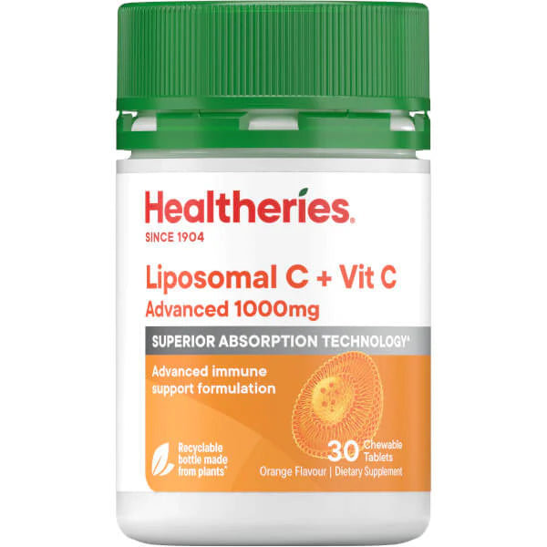 Healtheries Liposomal Vit C 1000mg 30tabs