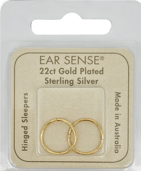 EarSense Gold Plated Sleeper 13mm