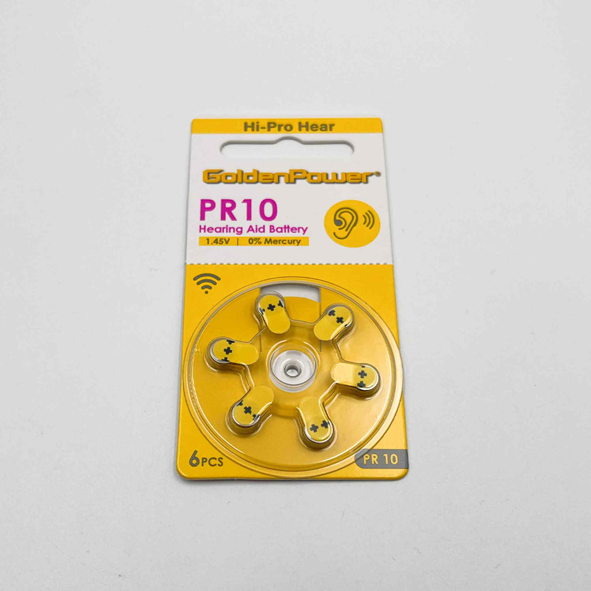 GP Hi Pro Hearing Aid Batt 10 6pk
