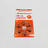 GP Hi Pro Hearing Aid Batt 13 6pk