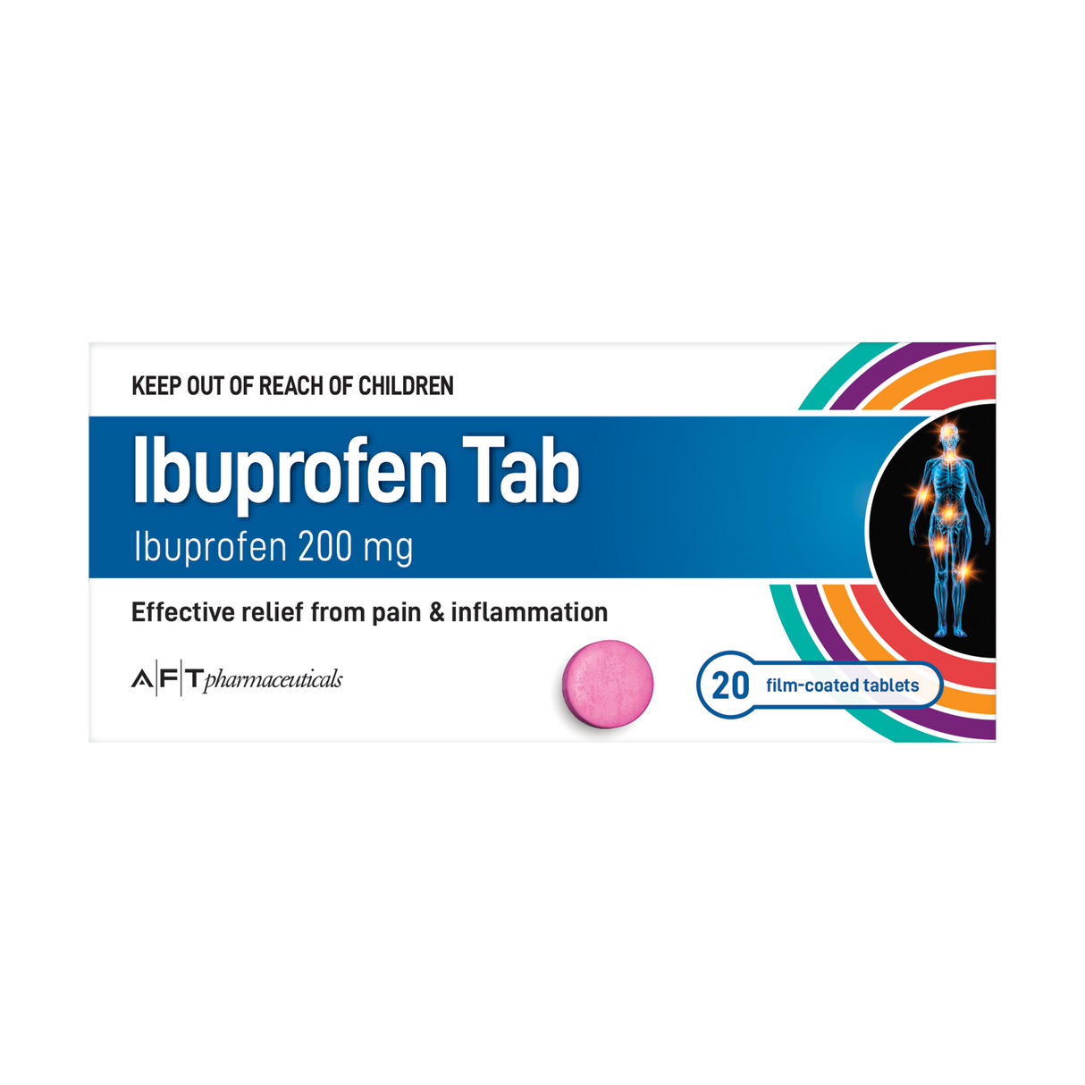 AFT Ibuprofen 200mg Tabs 20s  Limit 5 per transaction