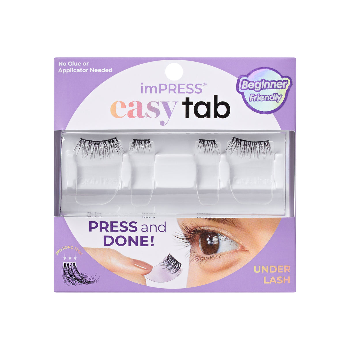 Kiss Impress easy tab lashes Authentic Natural