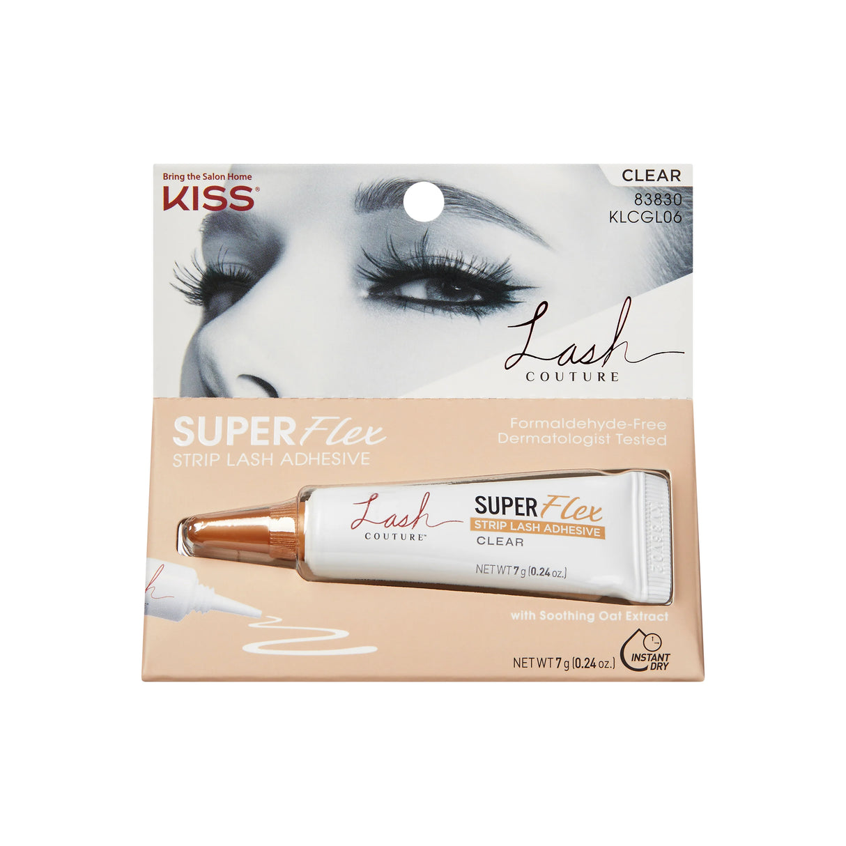 KISS Lash Cout Sup Flx Lash Glue Clr
