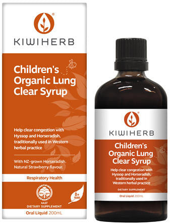 Kiwiherb Organic Child Lung Clear 200ml
