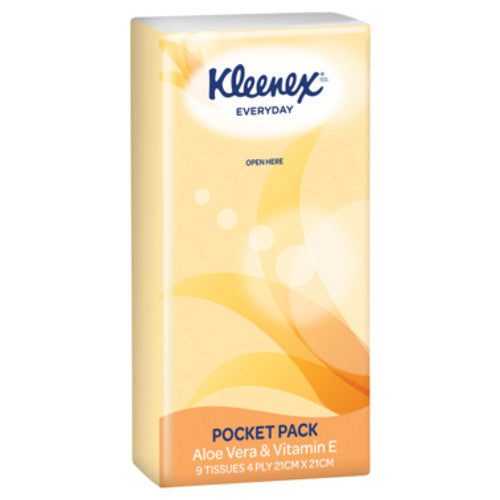 Kleenex Aloe Vera & Vitamin E Single Pocket Pack