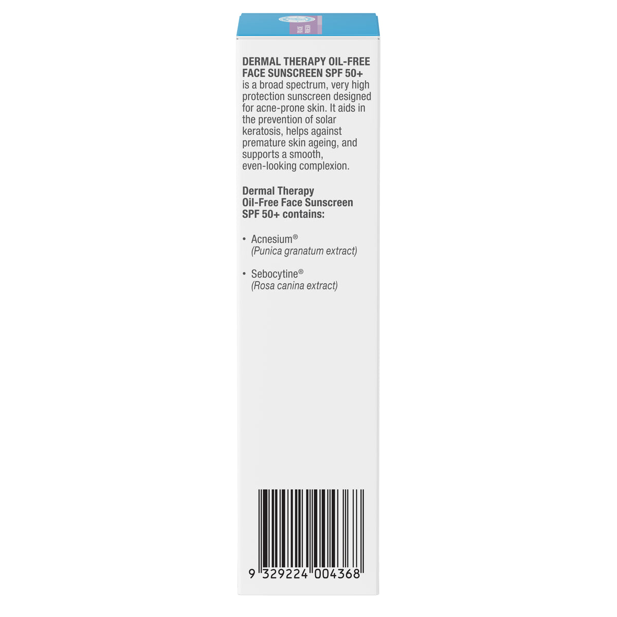 Dermal therapy Acne Oil Free SPF 50+ Sunscreen 50ml