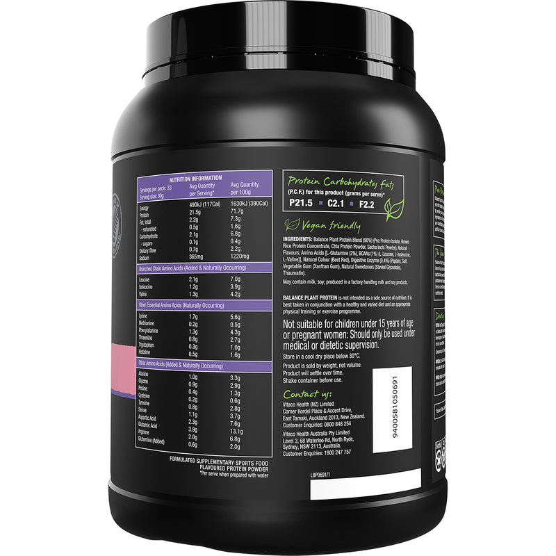 Balance Plant Protein Berry 1kg
