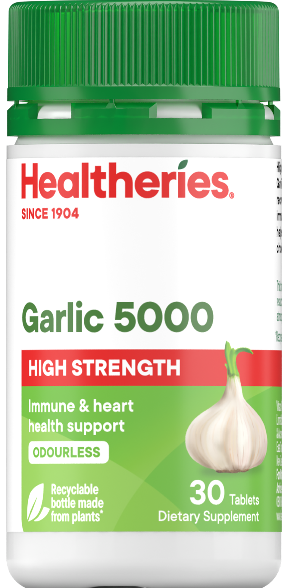 Healtheries Garlic 5000mg 30 Tablets