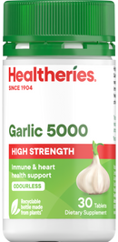 Healtheries Garlic 5000mg 30 Tablets