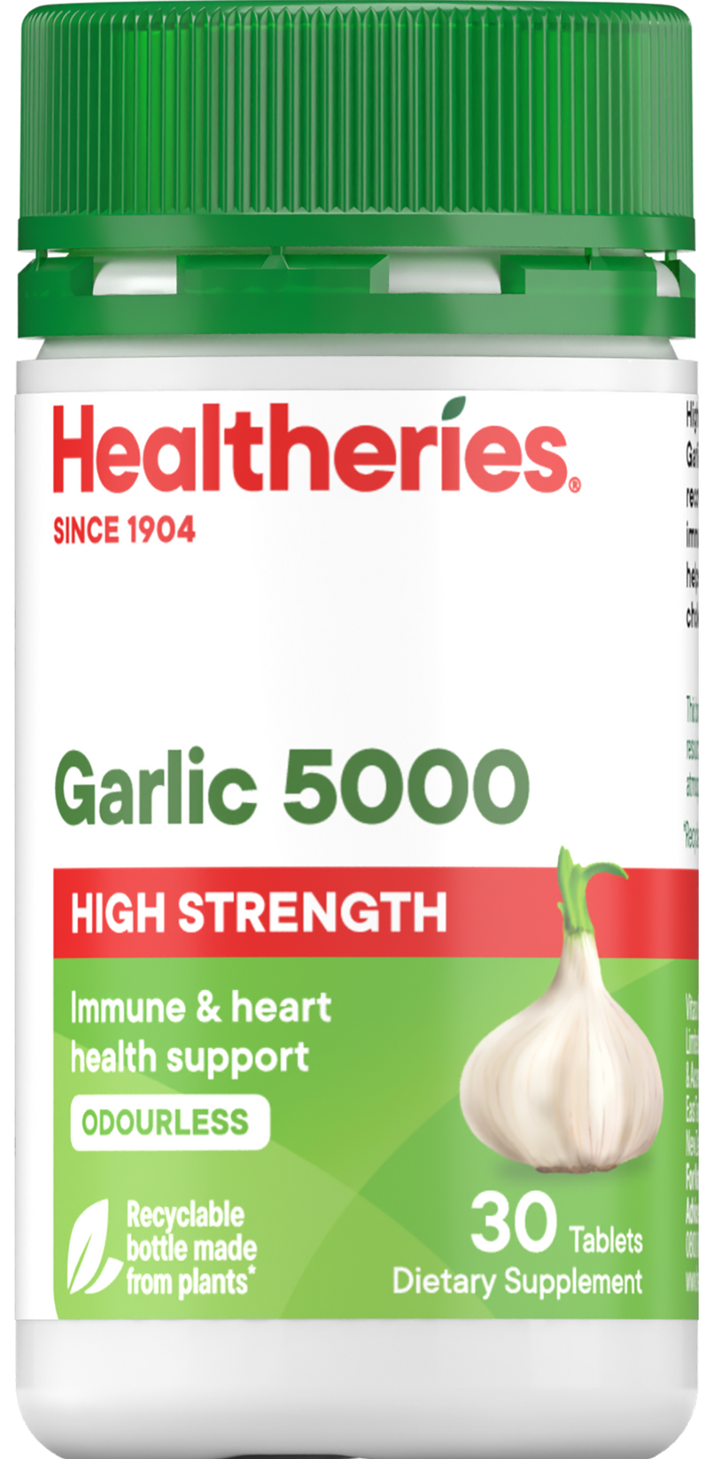 Healtheries Garlic 5000mg 30 Tablets