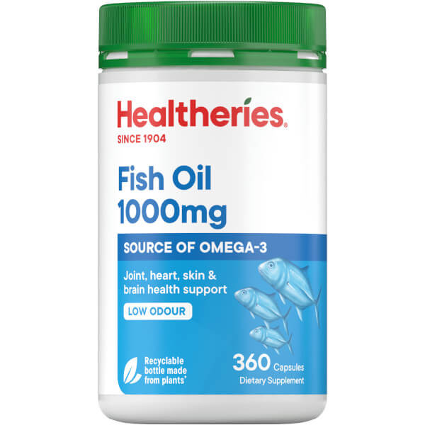 Healtheries Fish Oil 1000mg 360 Capsules