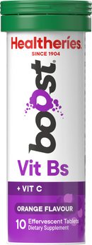 Healtheries Boost Effervescents Vit Bs Orange 10s