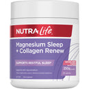 Nutra-Life Magnesium Sleep and Collagen Renew 250g