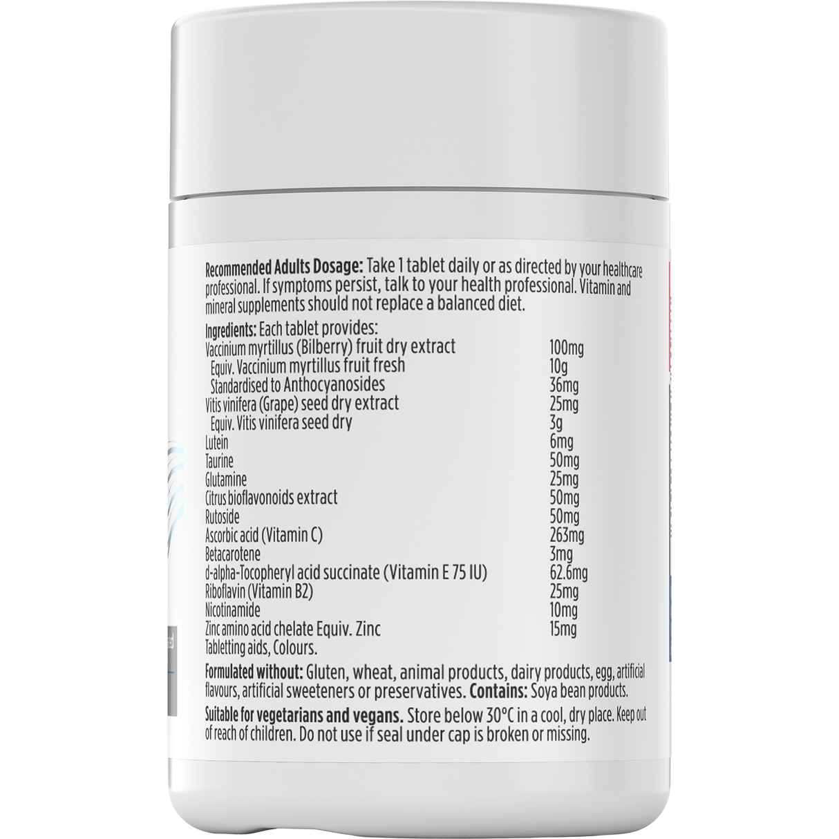 Nutra-Life Bilberry 10,000 Plus 30 Tablets