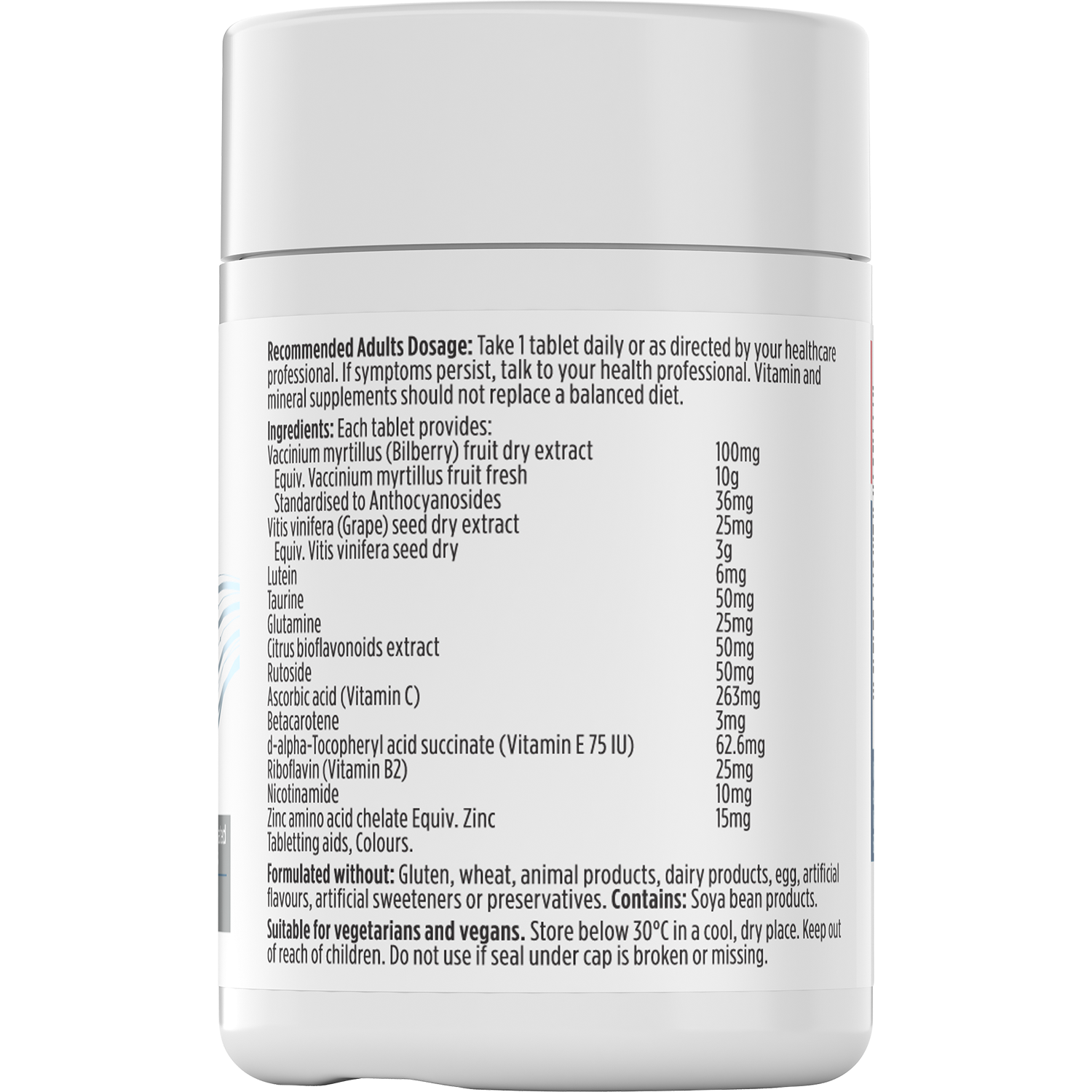 Nutra-Life Bilberry 10,000 Plus 30 Tablets