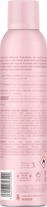 Lee Stafford Coco Loco Firm Hold Hair Spray Agave 250ml