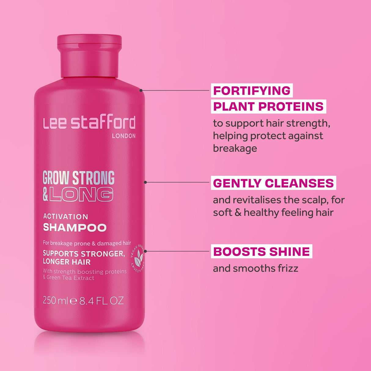 Lee Stafford Grow Strong & Long Shampoo 250ml