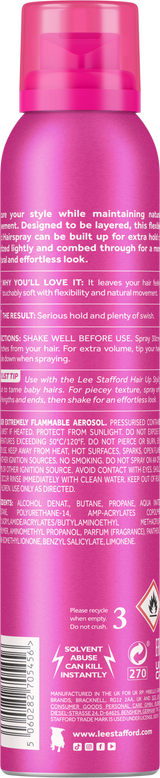 Lee Stafford Flexible Hold Hairspray 200ml