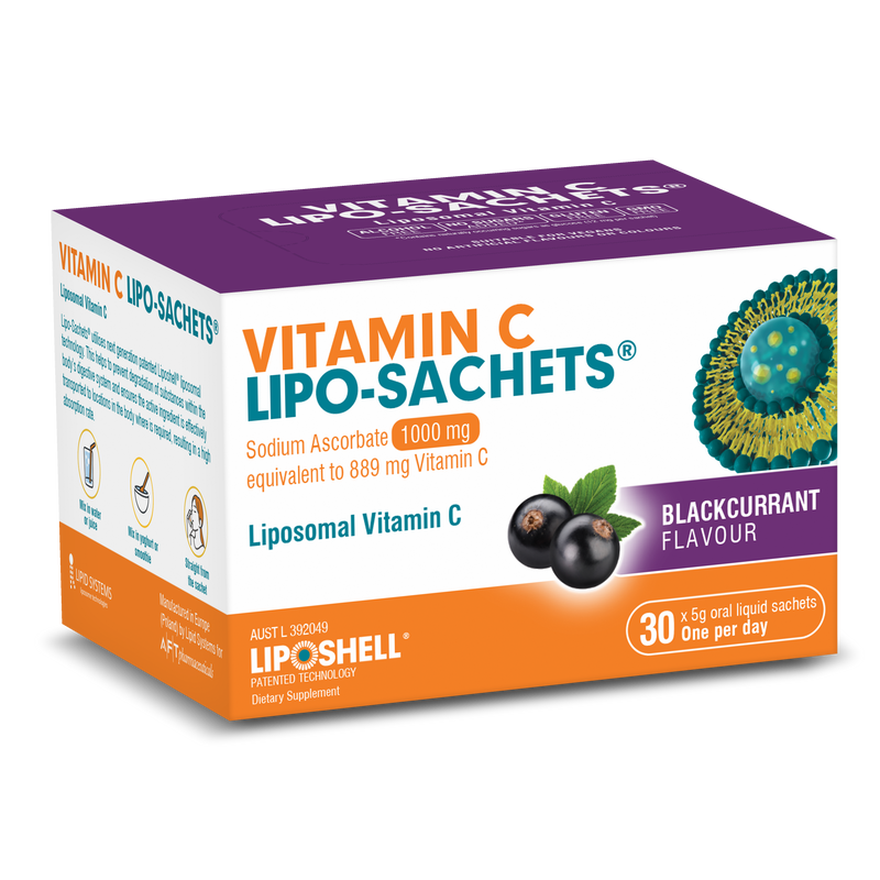 Lipo-Sachets Vitamin C Blackcurrant 30 Pack
