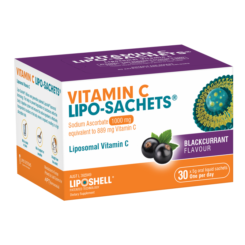 Lipo-Sachets Vitamin C Blackcurrant 30 Pack
