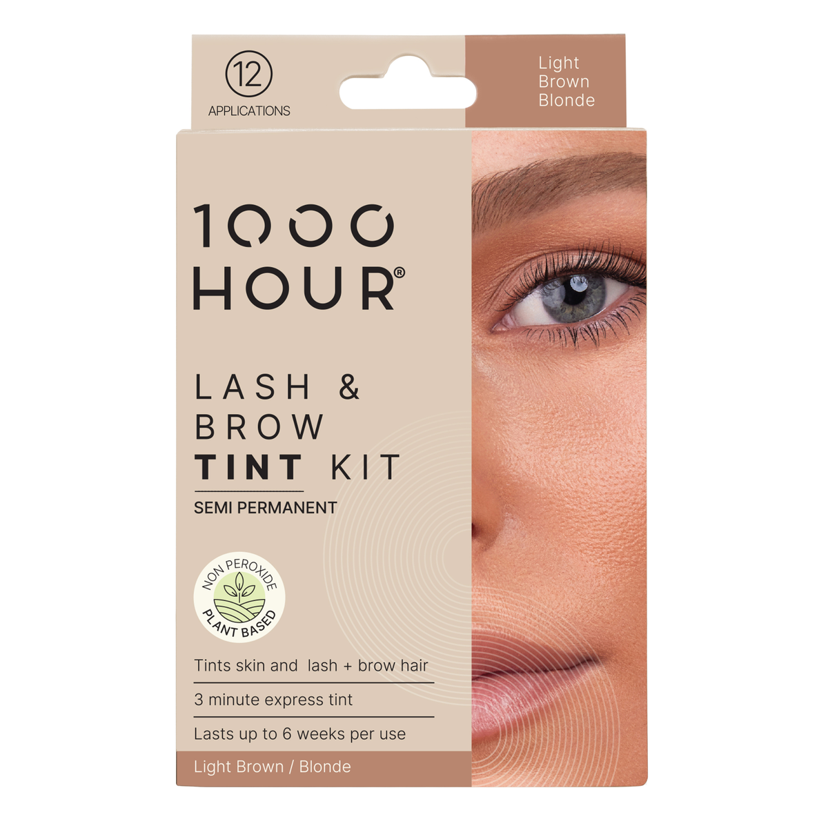 1000HOUR Lash & Brow Tint Kit Light Brown/Blonde
