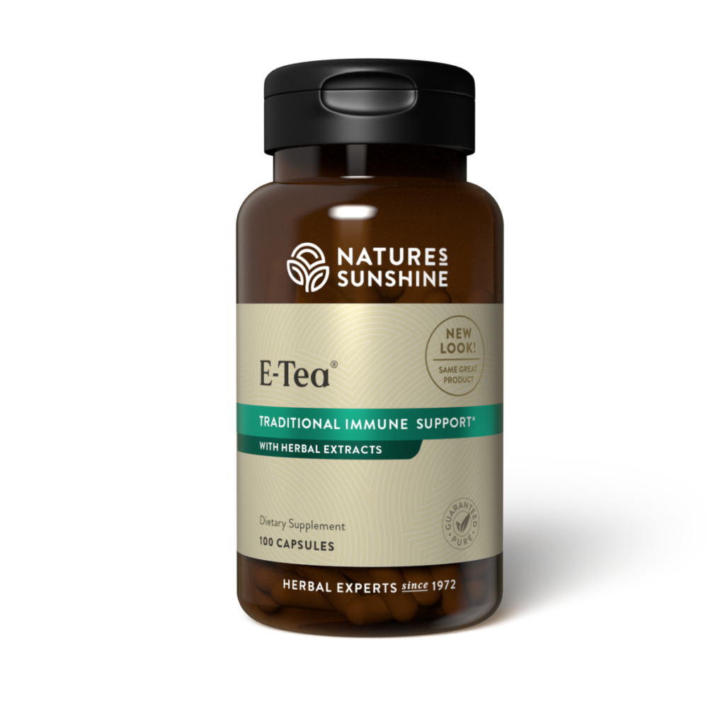 Nature's Sunshine E-Tea 100 Capsules