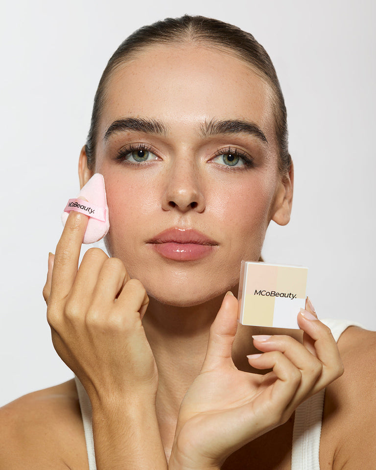 MCoBeauty Correcting Quad Loose Powder Medium- Warm
