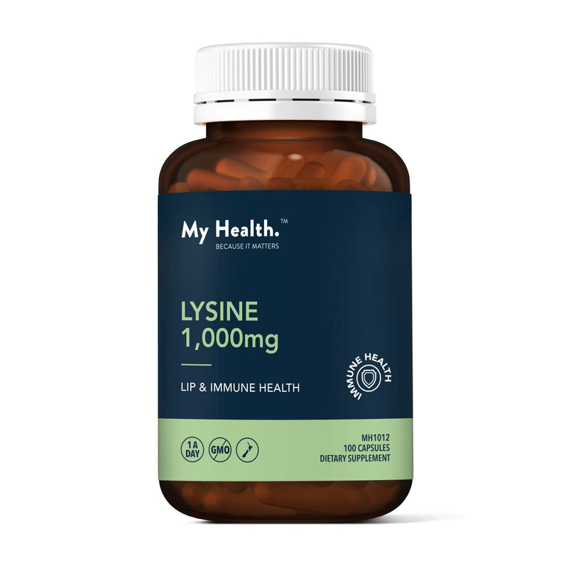 My Health. Lysine 1000mg Caps 100s