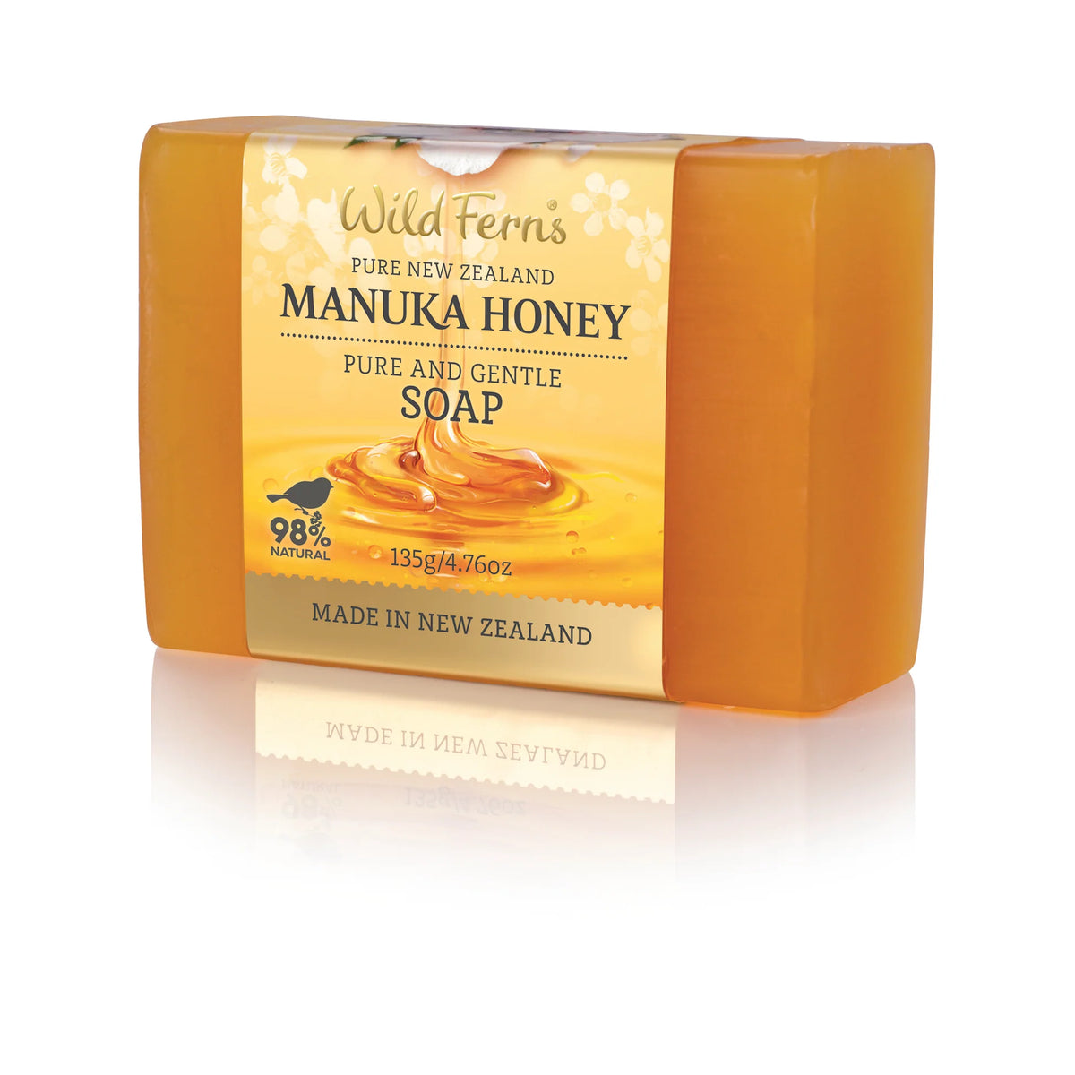 Wild Ferns Manuka Honey Pure & Delicate Soap 135g