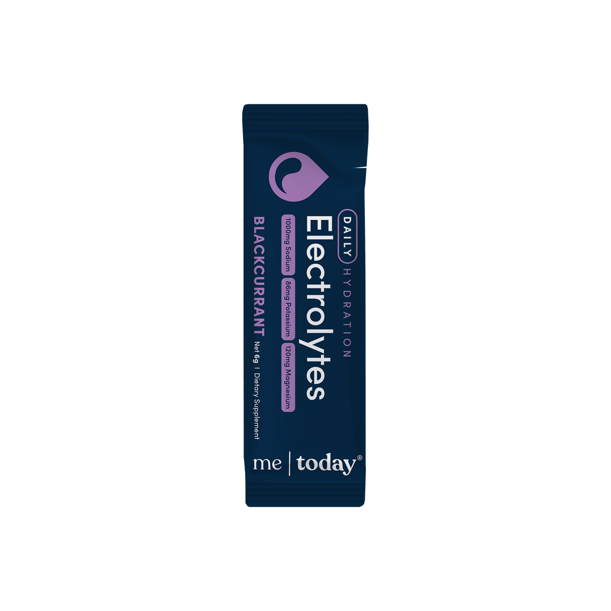 Me Today Daily Hydration Electrolytes Blackcurrant 25x6g 150g