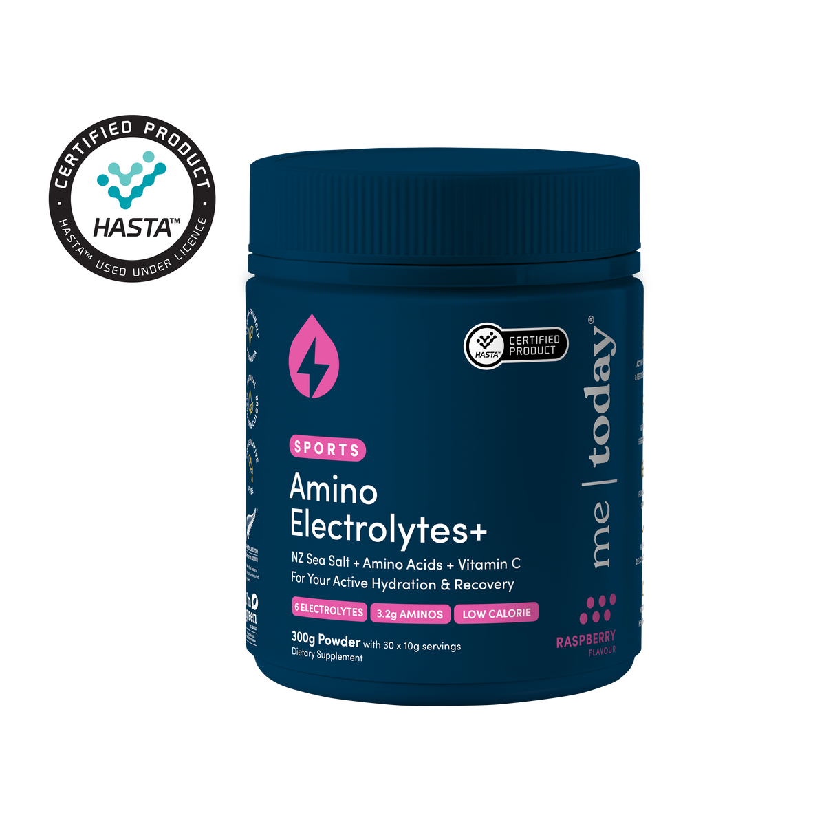 Me Today Sports Amino Electrolytes+ Raspberry 300g