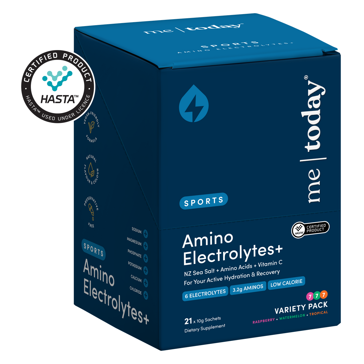 Me Today Sports Amino Electrolytes+ Variety 21x10g 210g