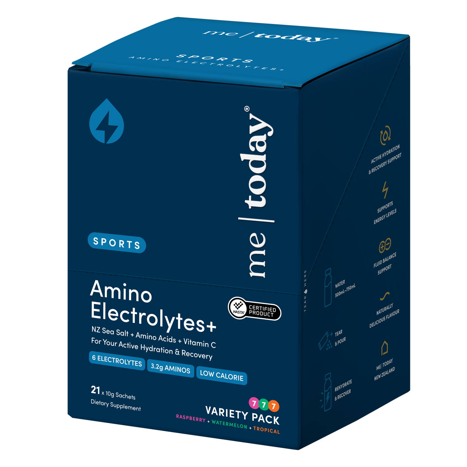 Me Today Sports Amino Electrolytes+ Variety 21x10g 210g