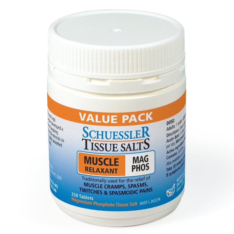 Dr Schuessler Mag Phos 6X Tissue Salts 250 Tablets