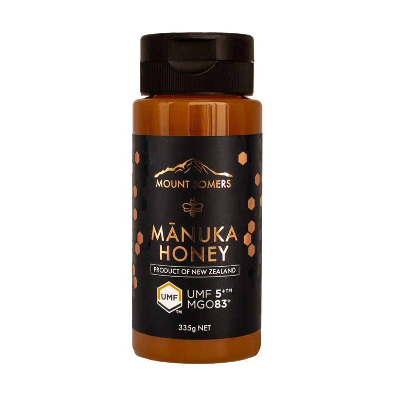 Mt Somers UMF 5+ Squeeze bottle 335g