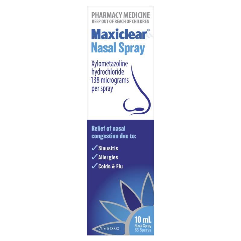 Maxiclear Xylometazoline Nasal Spray 10ml