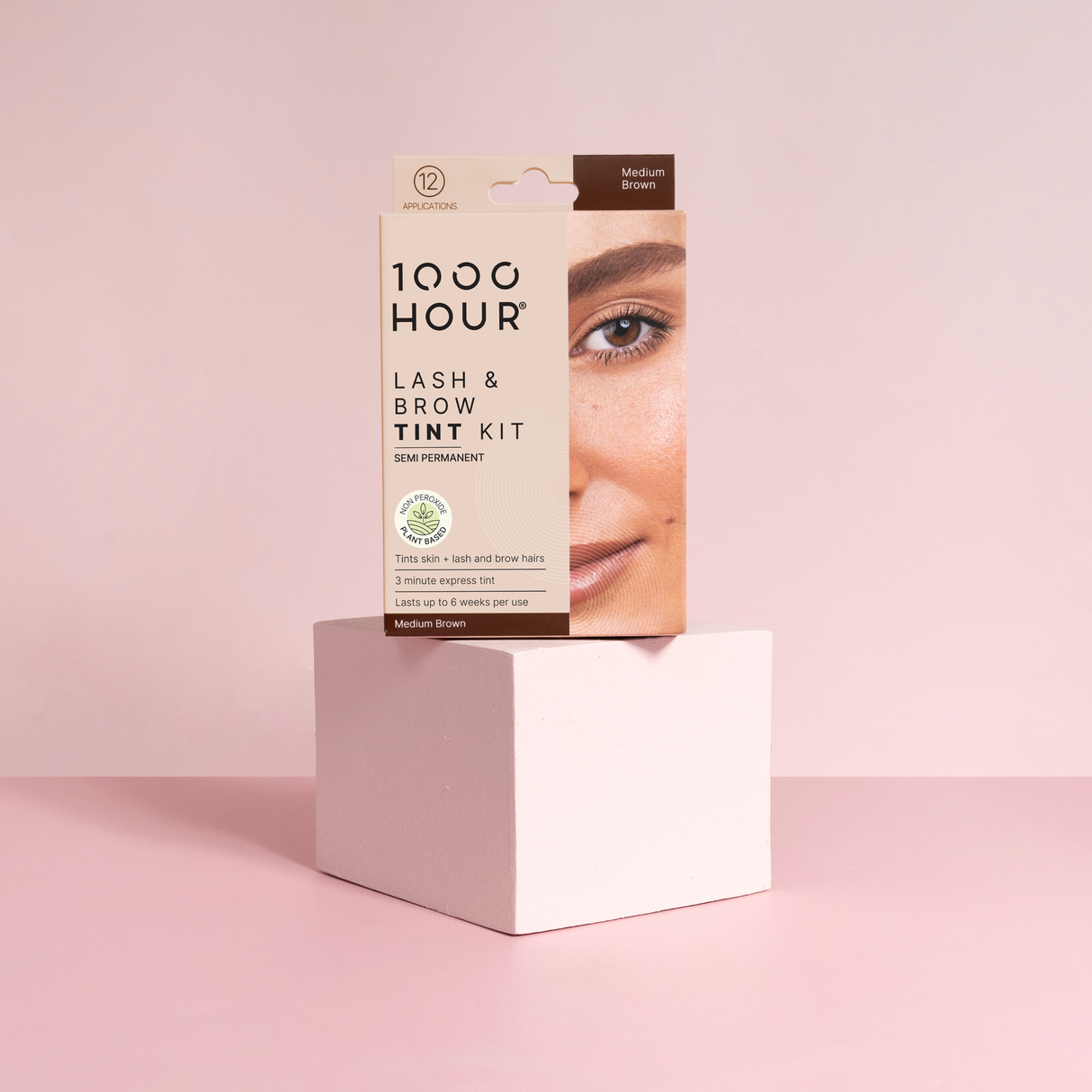 1000HOUR Lash & Brow Tint Kit Medium Brown